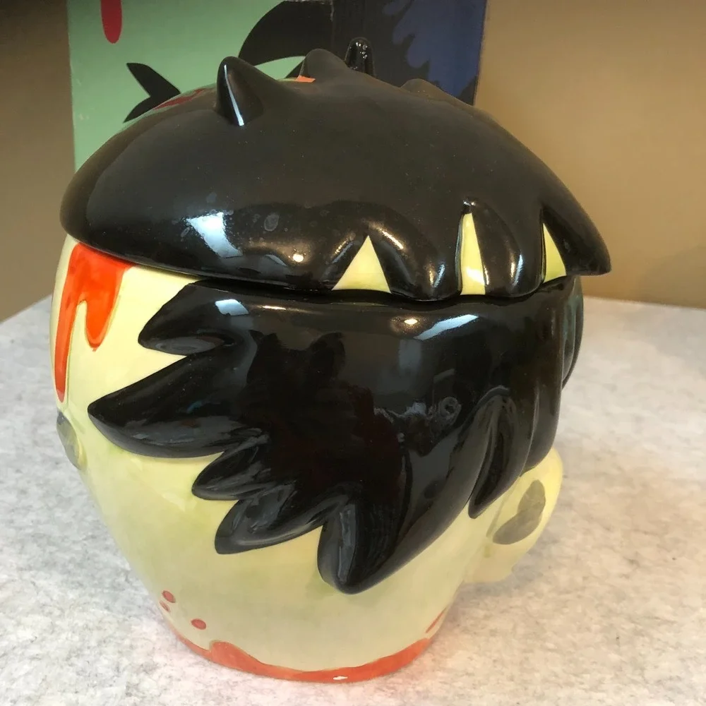 Zombie Head Cookie Jar Ceramic 2017 Think Geek Exclusive Horror EXCELLENT w/BOX